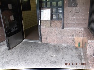 As Drug Buyers And Drug Users Go Through The Still Open Front Door A Memorial Candle Indicates The Young Life Stuffed Out 7 Years Ago Because The Drugs Flow Freely Within These Buildings!!