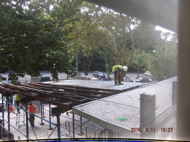 The Scaffolding Crews Arrive At Building Five!!