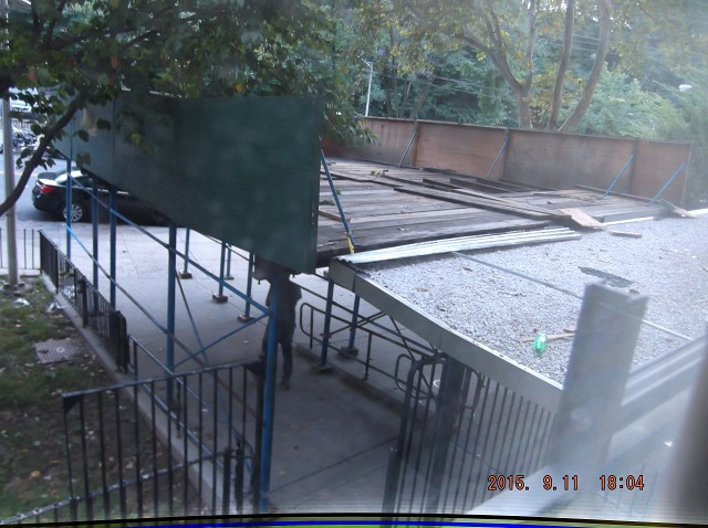 The Scaffolding Crews Arrive At Building Five!!