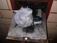 At Is A Very Common Occurrence For Me To Find The Trash Chute Full Of Somebody Else's Garbage!! Today I Took The Elevator To The First Floor To Empty My Trash Instead Of Clearing The Nasty Chute!!