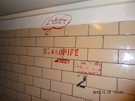 There Are Two Drug Gangs Very Openly Operating On This Floor!! They Like To Tag Their Signs To Their Turf Territory!!