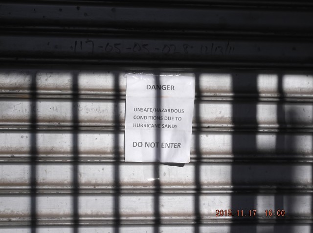 Hurricane Sandy Did No Damage Here; Why This Sign??