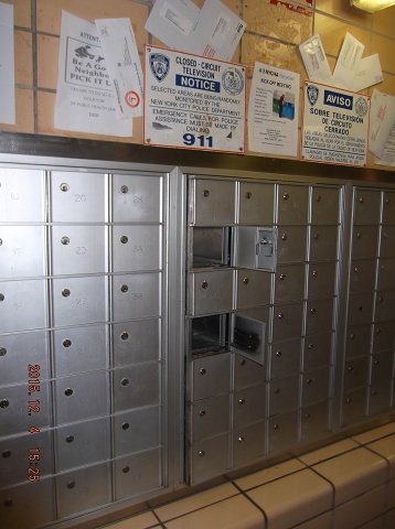 As Usual The Theft Of Tenant Mail Continues Here!!