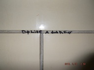 The 2C Drug Thugs Have Posted Yet Another Of Their  " Tag Signs " Upon The Hallway Wall Next To My Leased N.Y.C.H.A.  Apartment Door!!