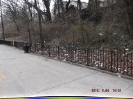 On My Way To The Bus Stop On Richmond Terrace This Morning I Had To Once Again Stare At Satan's Swill That Has Still Not Been Cleaned Up On The Even Side Of Jersey Street!! It Is Against The Religion Of NYCHA Management To Ever Completely Clean Up Here!! When I Got Home I Took These Pictures From Richmond Terrace To The Parking Lot!!