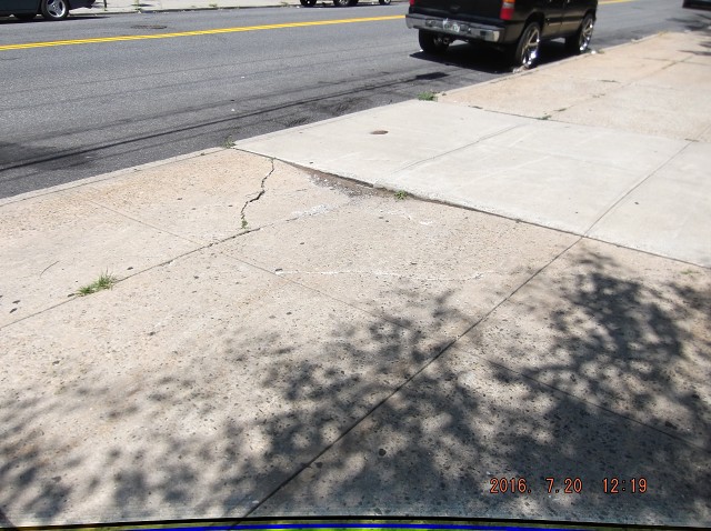 The N.Y.C.H.A. Will Not Fix Their Sidewalks!!