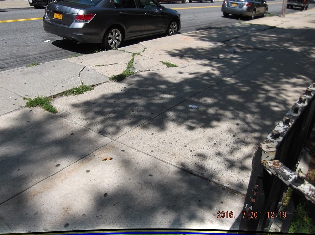 The N.Y.C.H.A. Will Not Fix Their Sidewalks!!