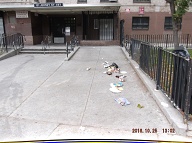 TODAY IS OCTOBER 25, 2016 AND OUR LAZY  N.Y.C.H.A. CARETAKER IS STILL ONLY DOING A HALF ASS JOB HERE!! THE TRASH ENDLESSLY PILES UP OUT FRONT WHICH IS JUST WHAT SATAN WANTS HERE, PLENTY OF SLIME AND PLENTY OF SWILL!! Please Read:  <a href="http://www.paynal.com/parables.php?id=323">http://www.paynal.com/parables.php?id=323</a>