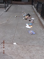 TODAY IS OCTOBER 25, 2016 AND OUR LAZY  N.Y.C.H.A. CARETAKER IS STILL ONLY DOING A HALF ASS JOB HERE!! THE TRASH ENDLESSLY PILES UP OUT FRONT WHICH IS JUST WHAT SATAN WANTS HERE, PLENTY OF SLIME AND PLENTY OF SWILL!! Please Read:  <a href="http://www.paynal.com/parables.php?id=323">http://www.paynal.com/parables.php?id=323</a>