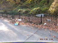 THIS IS " RAT FARM 3 " AT THE REAR OF 456 RICHMOND TERRACE AND ALONG WESTERVELT AVENUE WHICH IS ALWAYS FILTHY BECAUSE SATAN LIKES SLIME AND SWILL ABOUT HIS REALM HERE!!