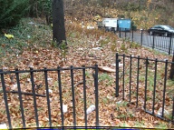 THIS IS THE JERSEY STREET PARKING LOT FILTH OF THE NYCHA's  " RAT FARM ONE " ON DECEMBER 12, 2016!! THE DRUGS, THE PROSTITUTION, THE SWILL, AND THE SLIME JUST GOES ON AND ON AND ON!!