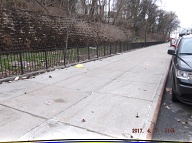 This Nasty Filth On The Even Side Of Jersey Street Goes All The Way Down To Richmond Terrace!!