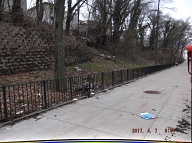 This Nasty Filth On The Even Side Of Jersey Street Goes All The Way Down To Richmond Terrace!!