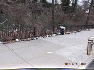 This Nasty Filth On The Even Side Of Jersey Street Goes All The Way Down To Richmond Terrace!!