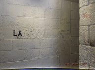 THE SURFACES EVERYWHERE  ARE ALL COVERED WITH THE  VILE RANTINGS OF THE LOST SOULS THAT FREQUENT THIS HELLHOLE!!