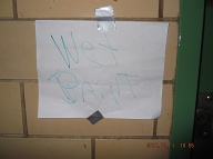 On Friday November 30, 2018 The New York City Housing Authority Finally Painted My Apartment Door And The Apartment 2C Savages Added More Spit Onto My Door!!