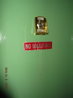 The Savages Of Apartment 2C Continue To Spit Their Filth Upon My Door!!