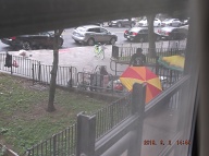 Yet Another Illegal Labor Day Barbeque At The Front Entrance To 131 Jersey Street!