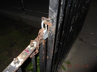The N.Y.C.H.A. contractor using this area underneath my apartment left the gate LOCKED OPEN so that I was sure to be disturbed and I Was!!