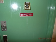 The Second Floor Satanville Savages Have Placed More Of Their Spit On My Apartment Door!!