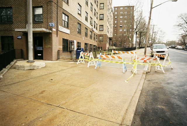 The New Sidewalk Over The Fixed Pipe!